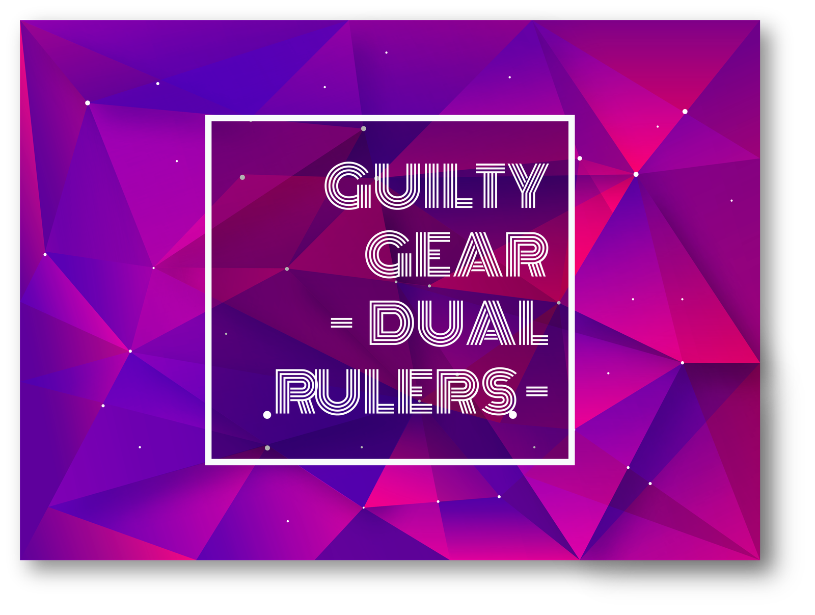 Text Image Written in GUILTY GEAR DUAL RULERS