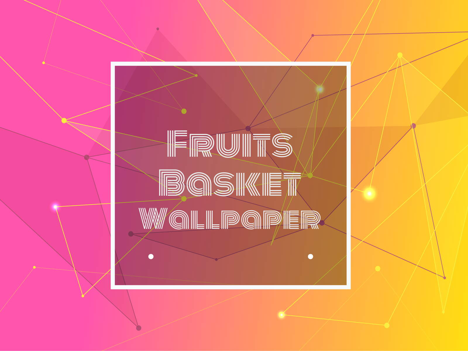 Text: Fruits Basket Wallpaper