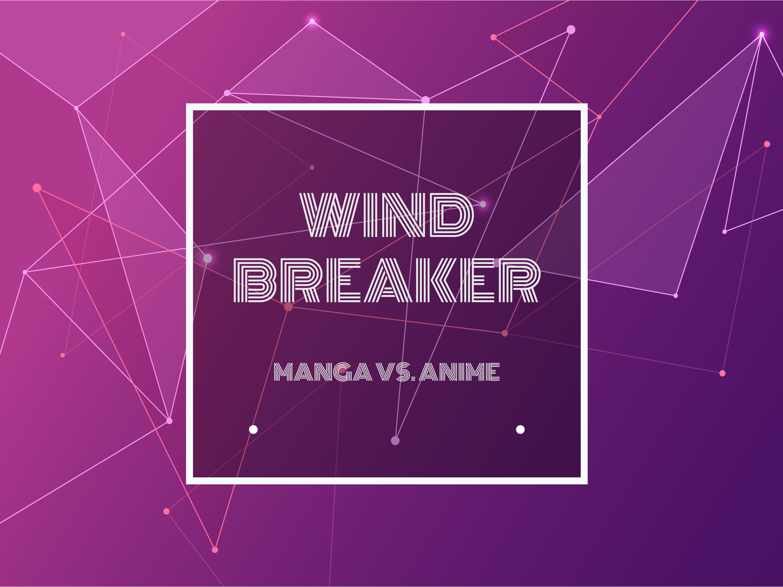 text: Wind Breaker manga vs. anime