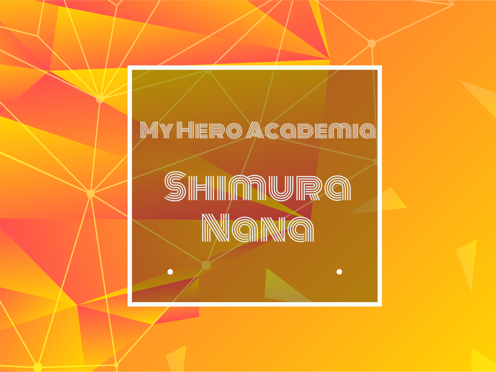 Text: My Hero Academia Shimura Nana