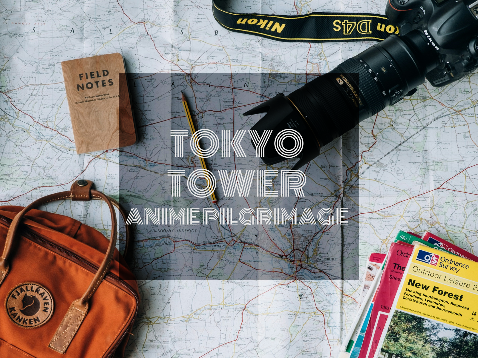 Text: Tokyo Tower Anime Pilgrimage