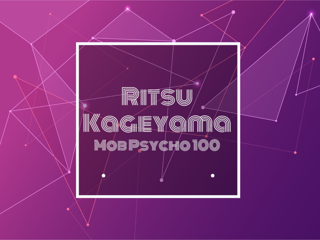 Text: ritsu kageyama mob phycho 100