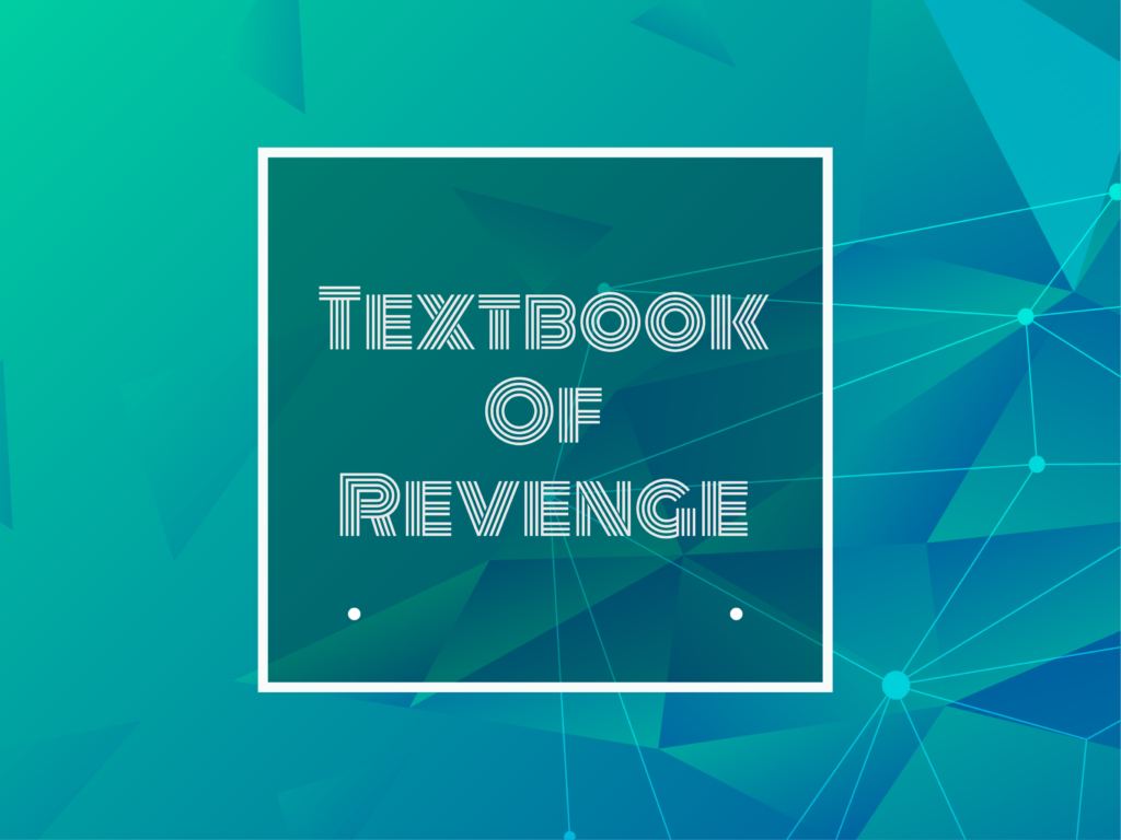 text: textbook of revenge